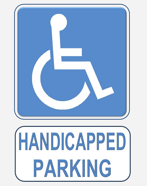 handicapped parking sign