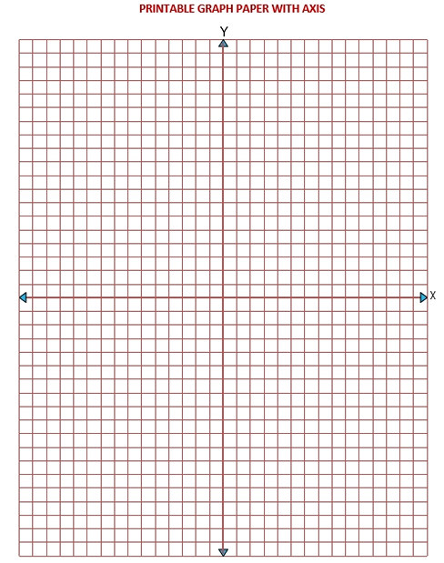 printable graph paper with axis