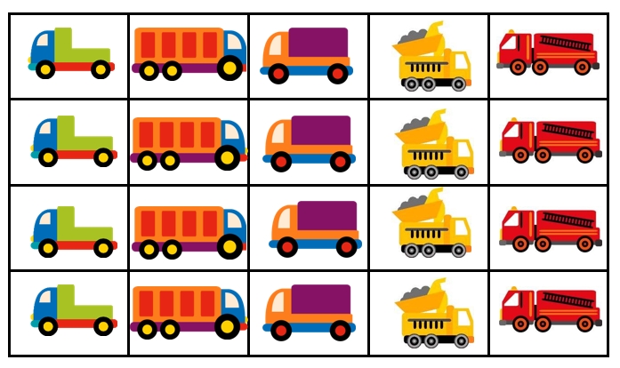 truck sticker chart Template