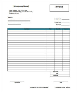 Invoice Template for Mac Online