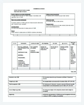 Commercial Invoice Template