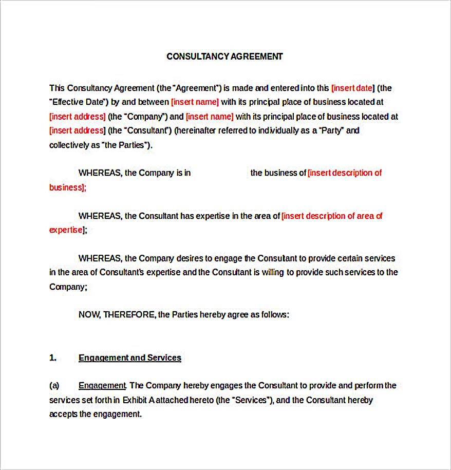 Consultancy Consulting Agreement_1