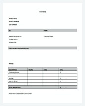 Contractor Invoice