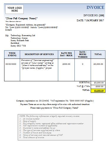 Example Invoice