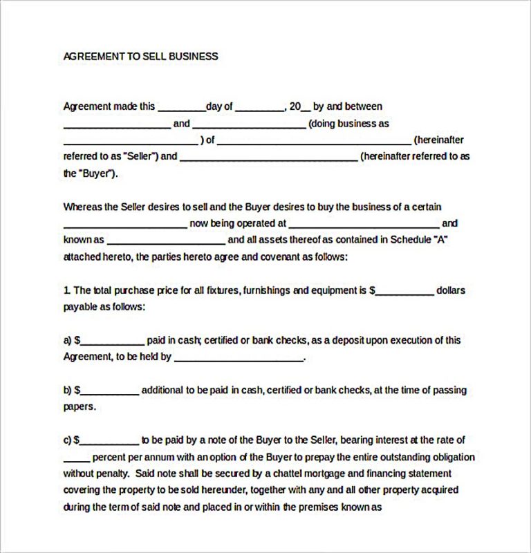 Reliable Sales Agreement Template for Free to Copy