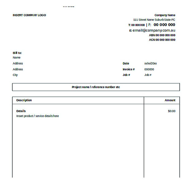 Excel Invoice Free Download Template