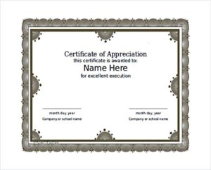 Selecting Certificate Template Word Online for DIY Certificate Printing