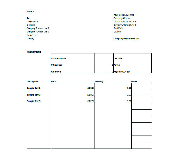 Freelance Invoice Template