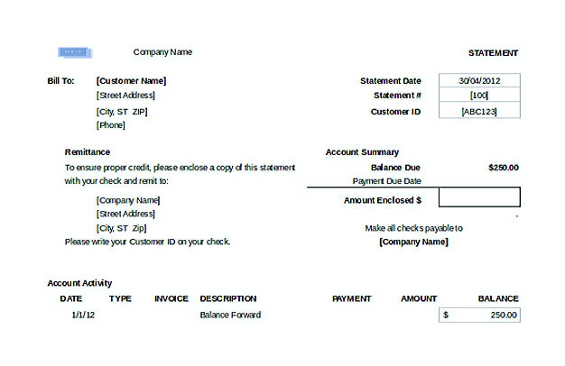 Invoice Template in Excel