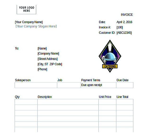 Microsoft Excel Invoice Template