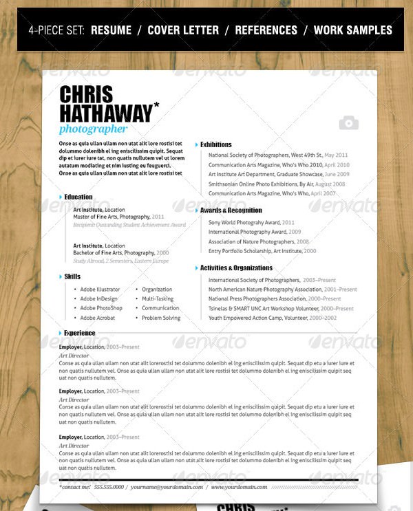 Minimalist Resume Set