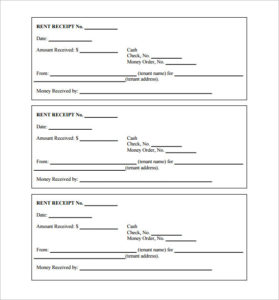 Receipt Template Doc for Word Documents in Different Types You Can Use