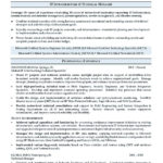 Professional Technical Manager Resume