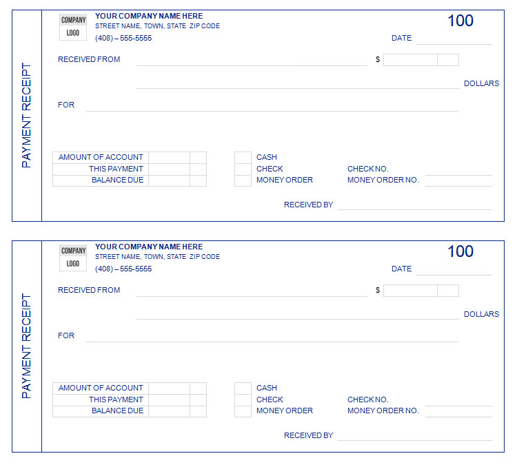 Sample Payment Receipt Form_001