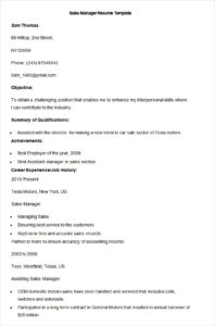 Write Your Resume Much Easier with Sales Resume Examples