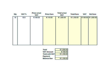 VAT Invoice Template