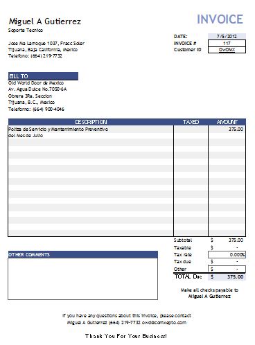 13 Invoice Template for Easier Use