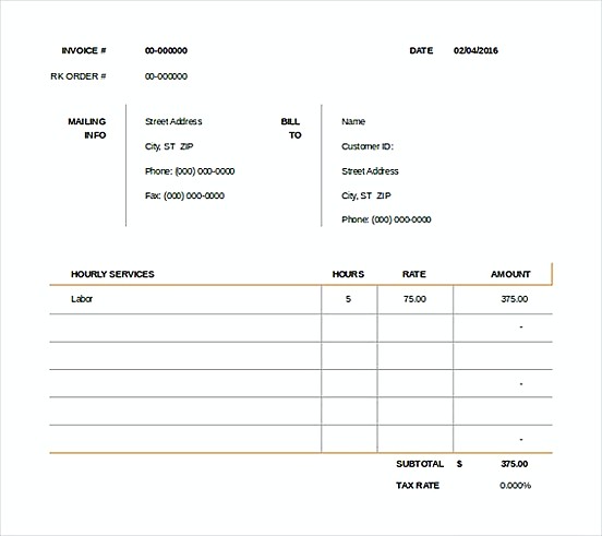 Consult Invoice templatess