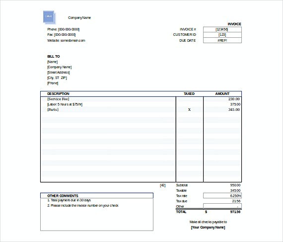 Free Invoice templates