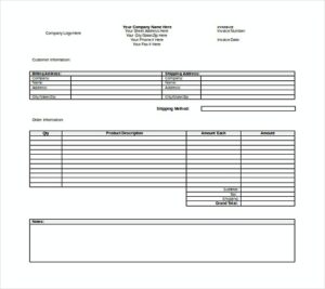 Templates for Invoices