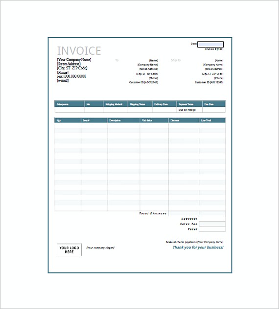 General Invoice Form