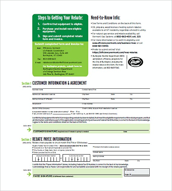 HVAC Invoice Form