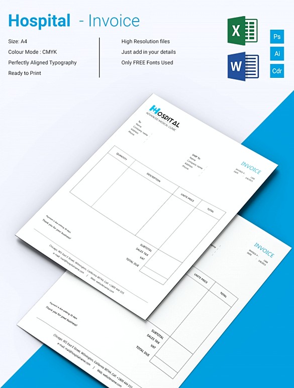 Hospital Invoice