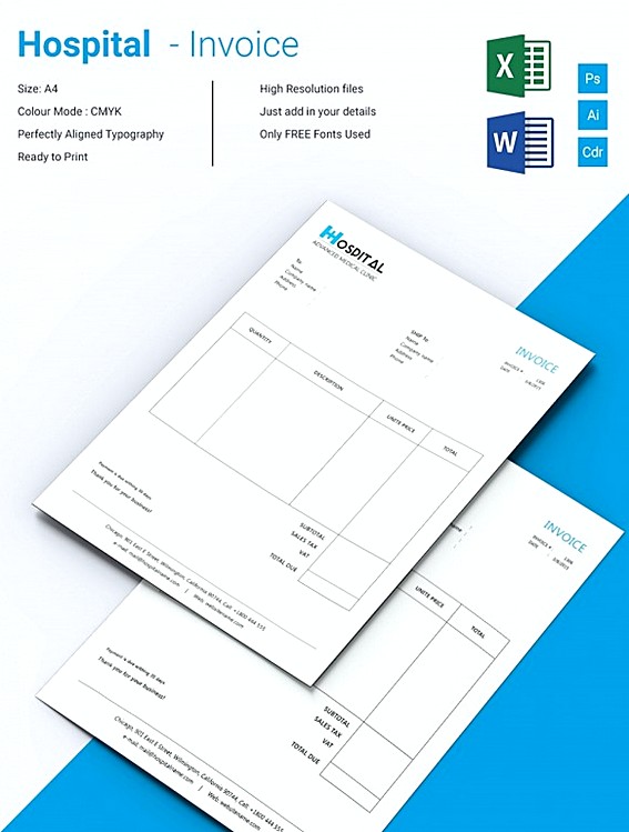 Hospital Invoice