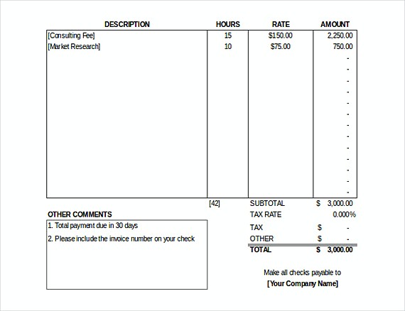 Invoice templates Free