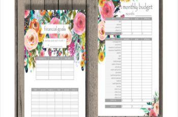 Monthly Budget Calendar Template