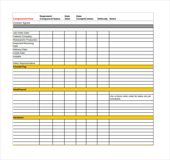 New Client Google Spreadsheet Template