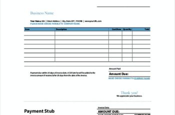 Sample Invoice Indesign templates