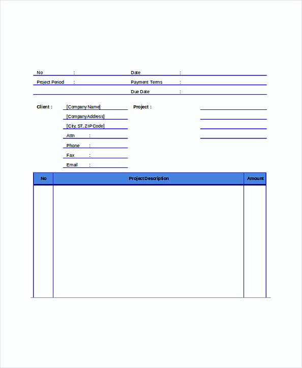 Self Employed Consultant Invoice templates