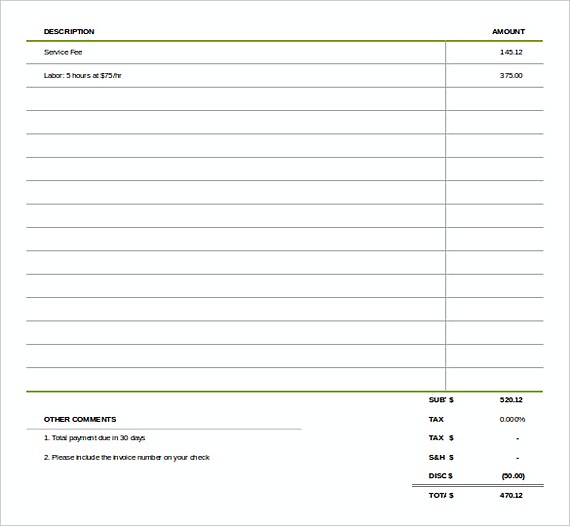 Simple Invoice templates_002