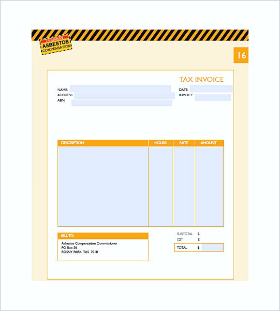 medical invoice templates pdf