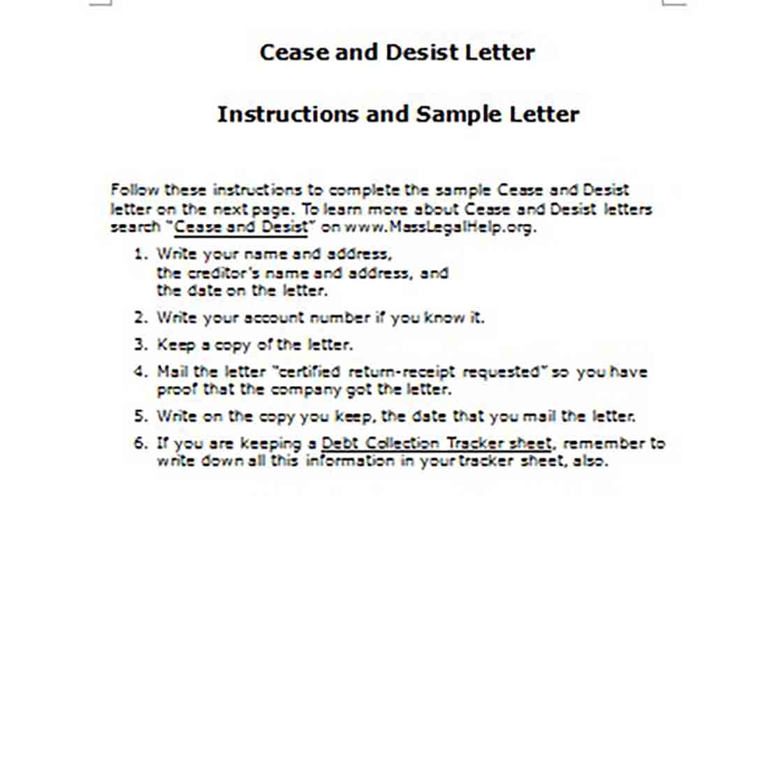 Standard Cease And Desist Letter from templatedocs.net