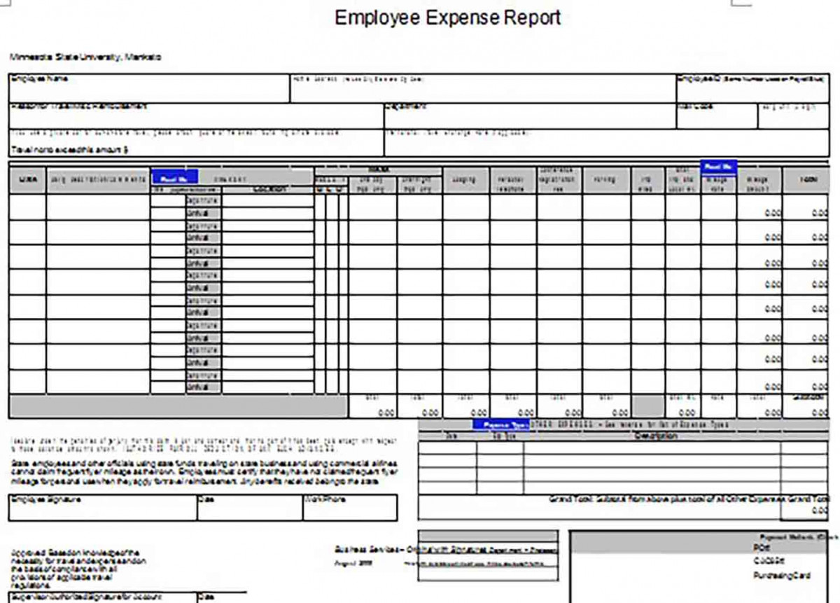 Employee Expense Report