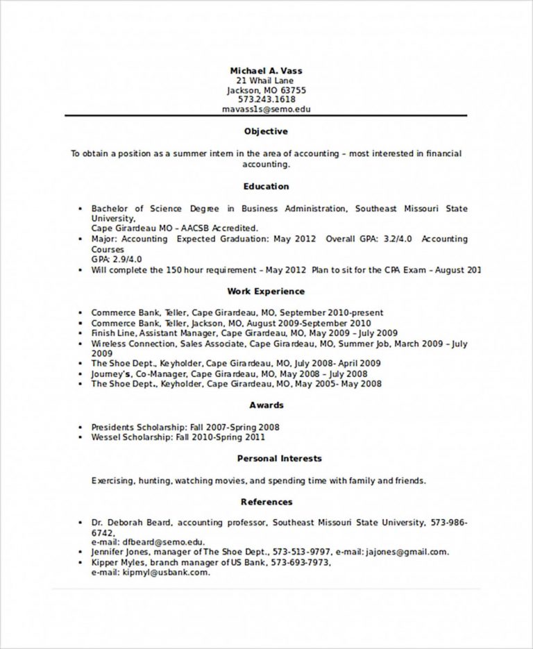 Bank Teller Resume and What to Write Inside It