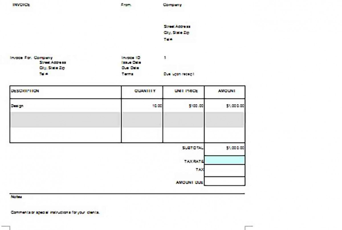 Google Docs Service Invoice templates 1