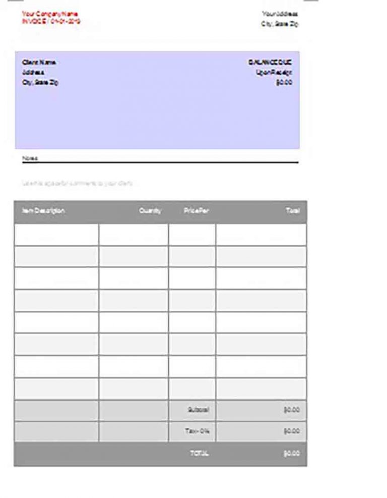 Invoice Template Google Docs and how to make it better and impressive ...