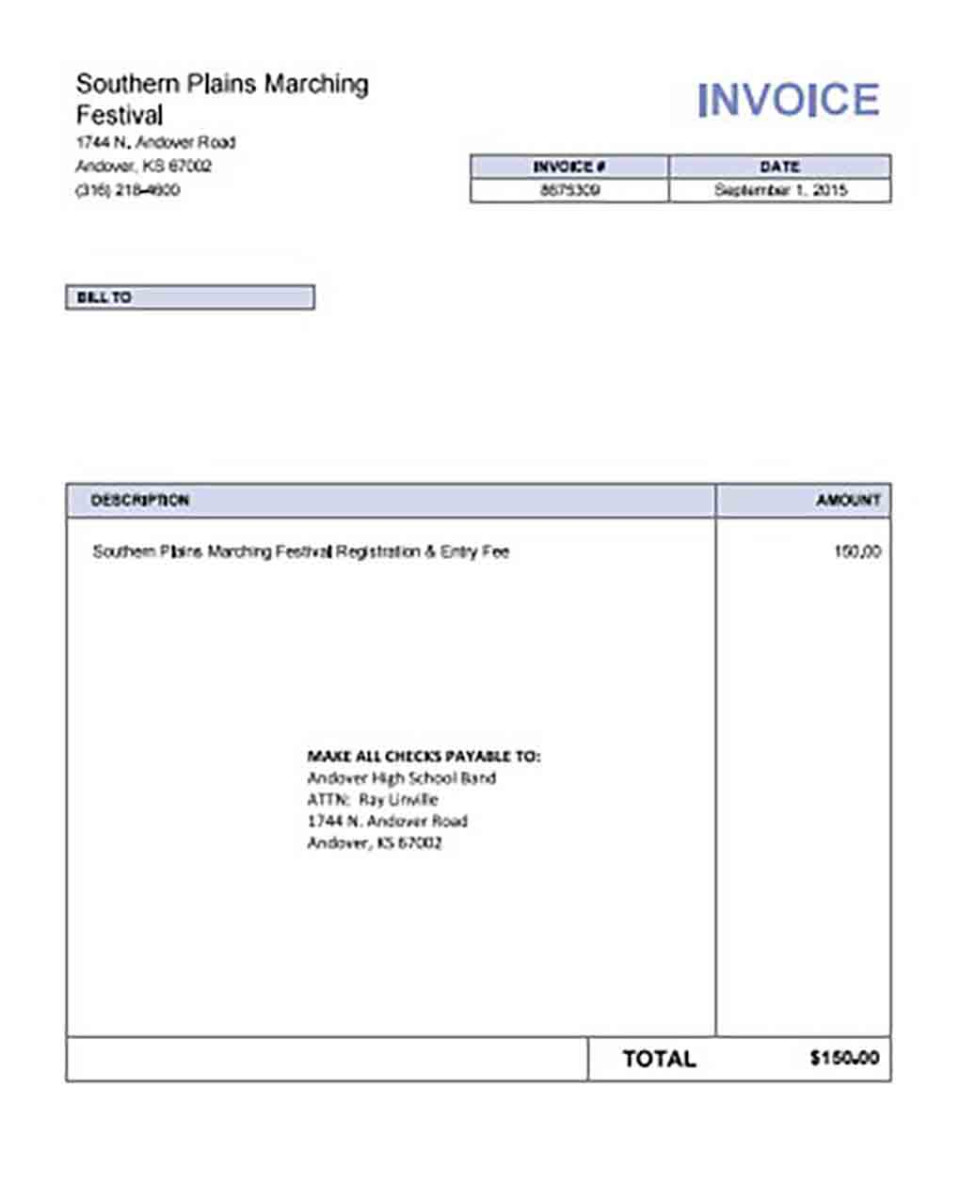 Google Drive Invoice templates 1