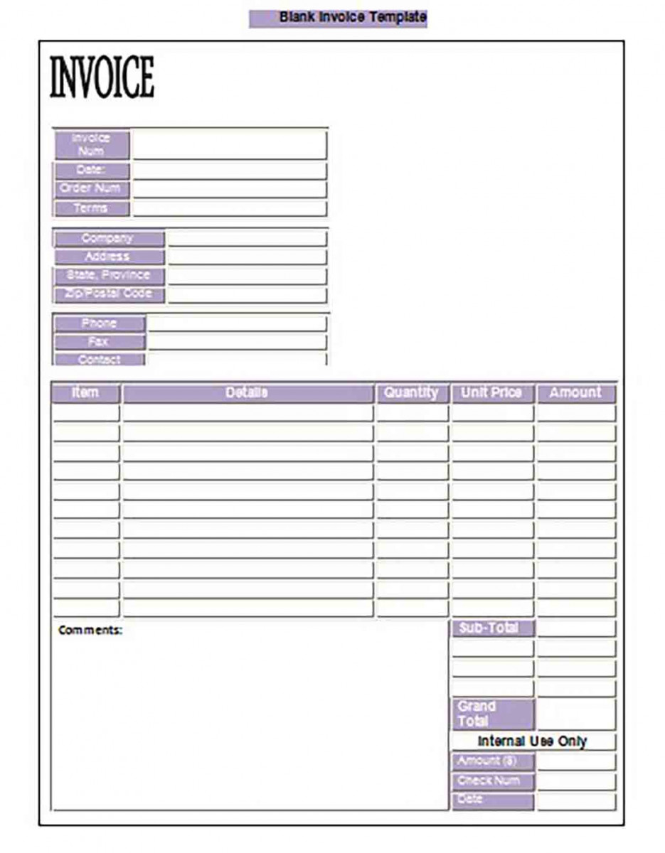 Google Invoice templates Example 1