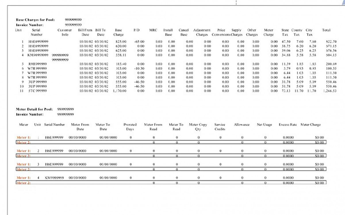 Google Spreadsheet Invoice Form