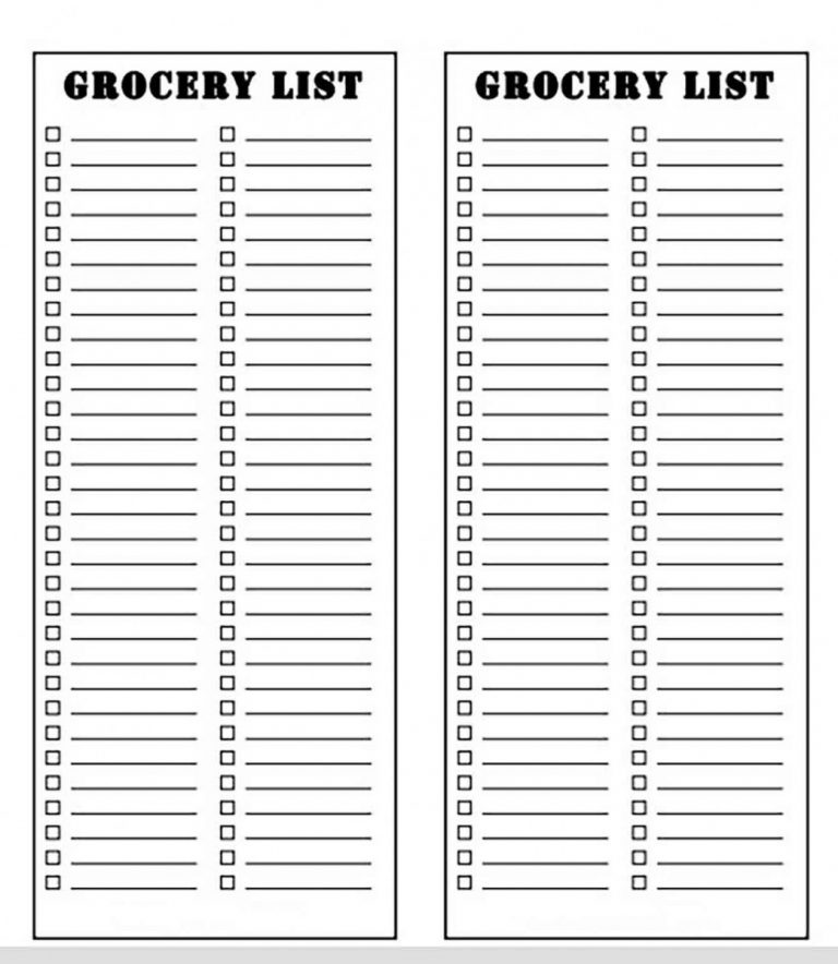 Shopping List Template and how to make it amazing to read the reader