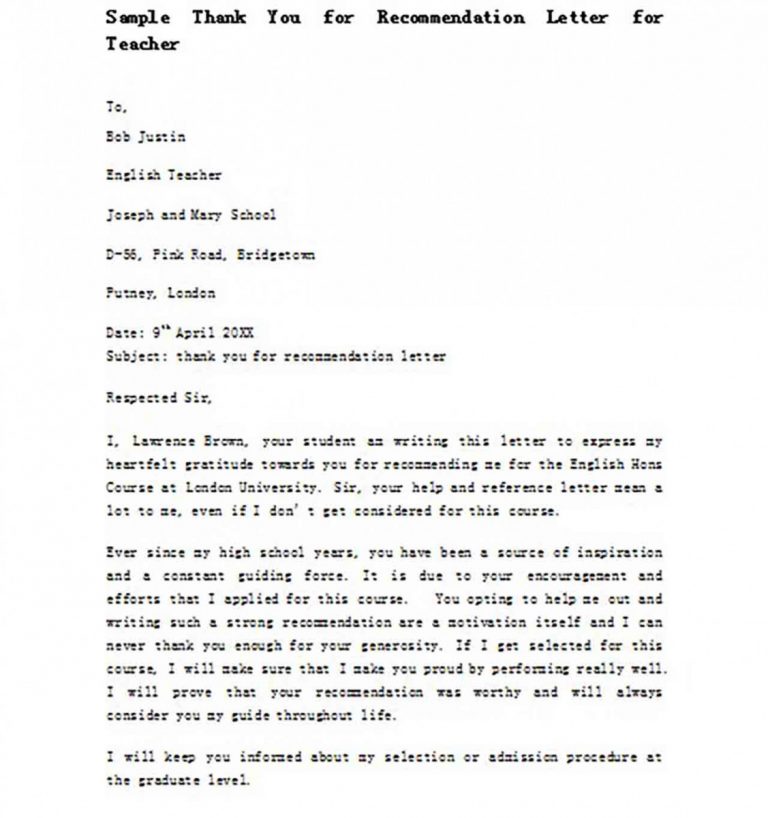 Letter of Recommendation for Teacher and How to Write a Good Document