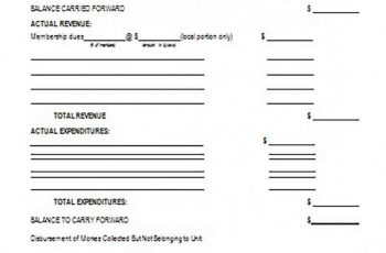 Year End Financial Statement Format templates