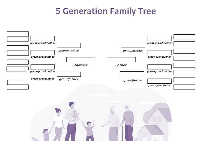 5 generation family tree 5 generation family tree