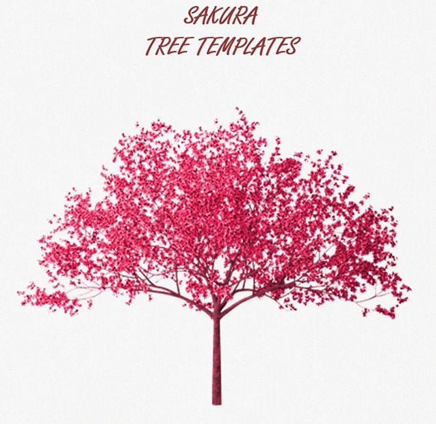 Sakura tree templates Sakura tree templates