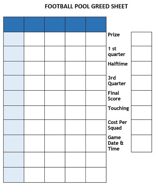 football pool greed sheet football pool greed sheet