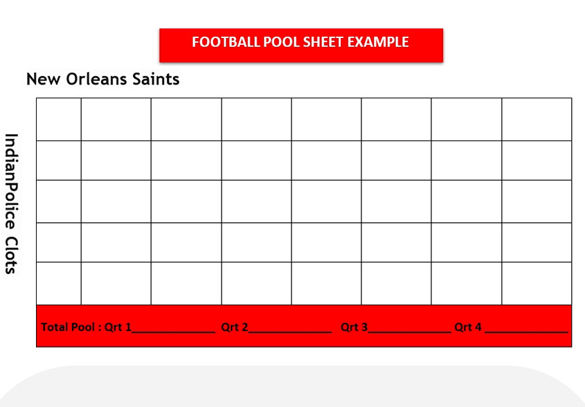 football pool sheet example football pool sheet example